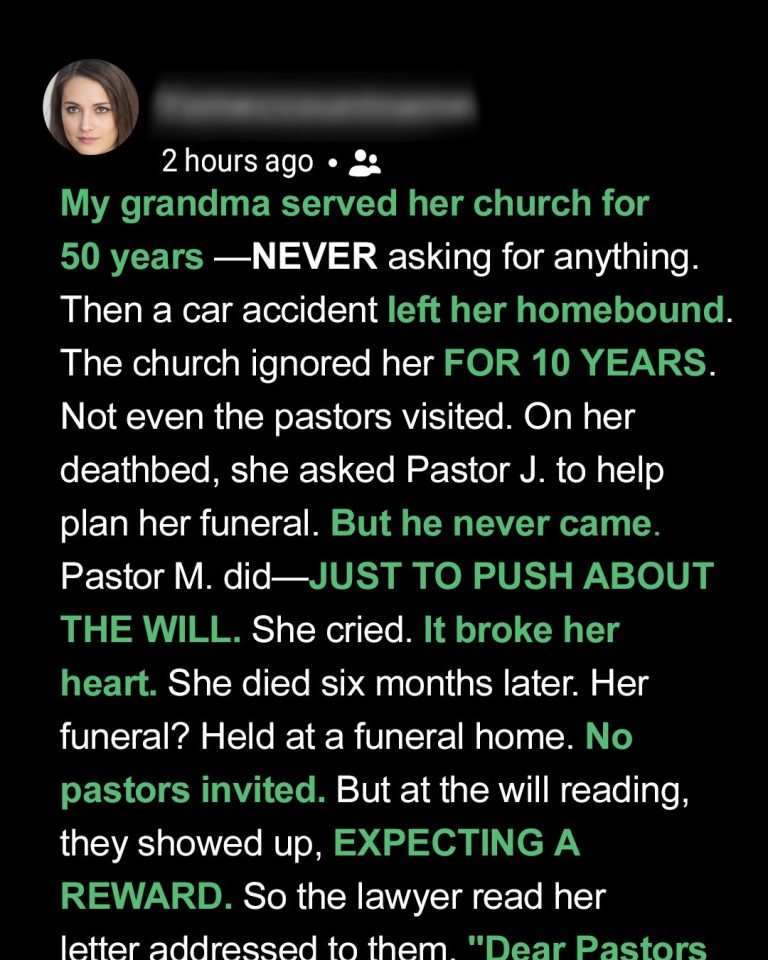 My Grandma Served Her Church for 50 Year