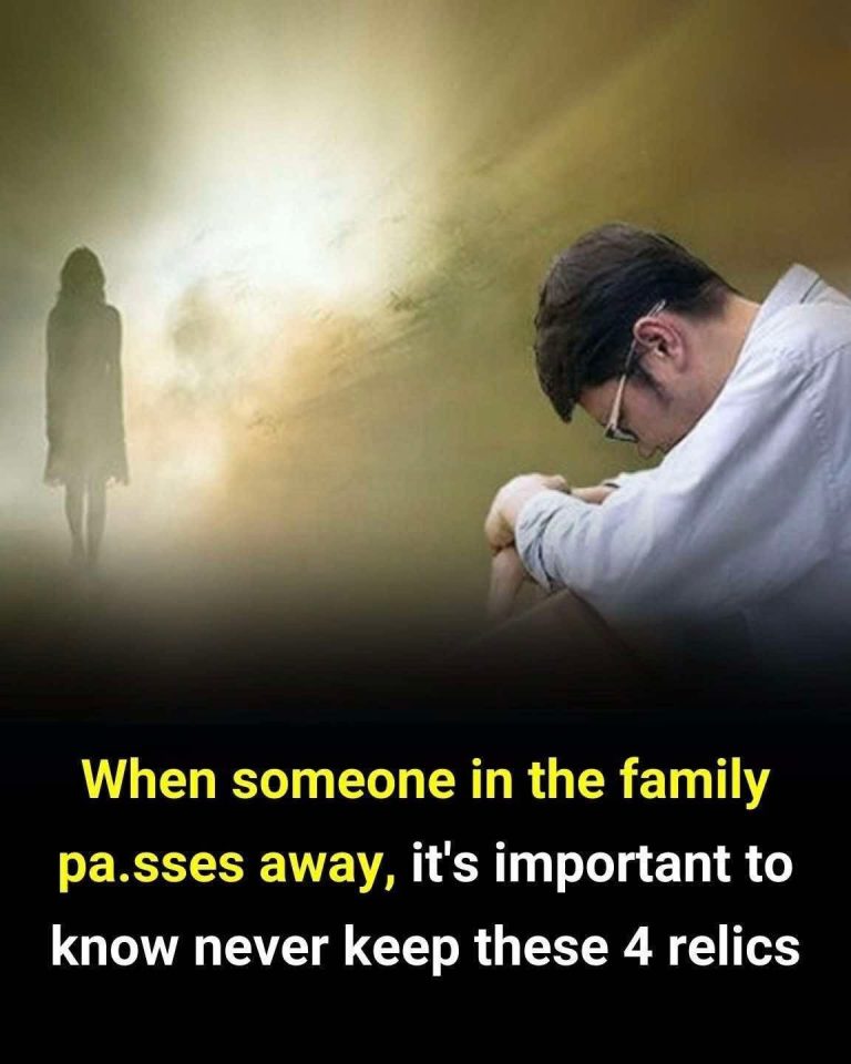 Never keep these 4 relics after losing a loved one