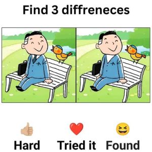 Find 3 Differences in the Picture: Are Your Eyes Sharp Enough?