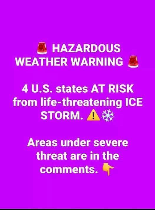 4 US States Under Threat from Hazardous Ice