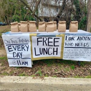 I SAW A STRANGE NOTE IN ONE OF THE LUNCH BAGS