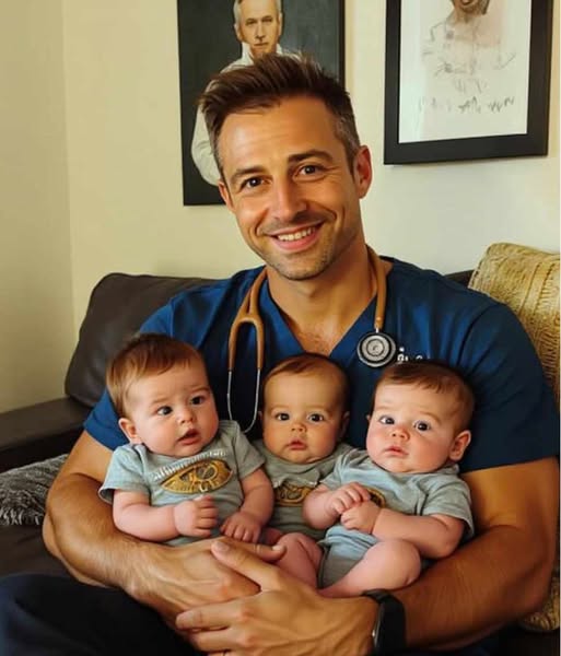 He Raised His Sister’s Triplets After Her D.e.a.th in Labor,