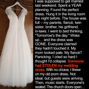 Vanished Without a Trace: My Wedding Dress Was Go