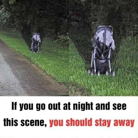 Woman issues terrifying warning after finding a stroller