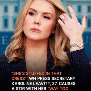 Karoline Leavitt’s Tight-Fitting Dress at a Pre