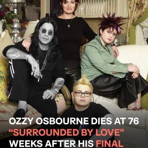 Ozzy Osbourne Passes Away Peacefully at 76, Surrounded