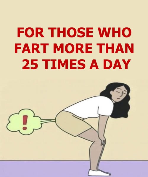 For those who fart more than 25 times a