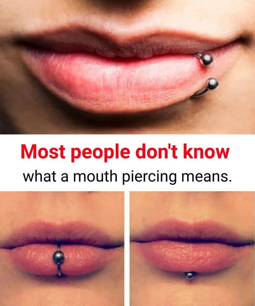Most People Don’t Realize What a Mouth Piercing Reveals
