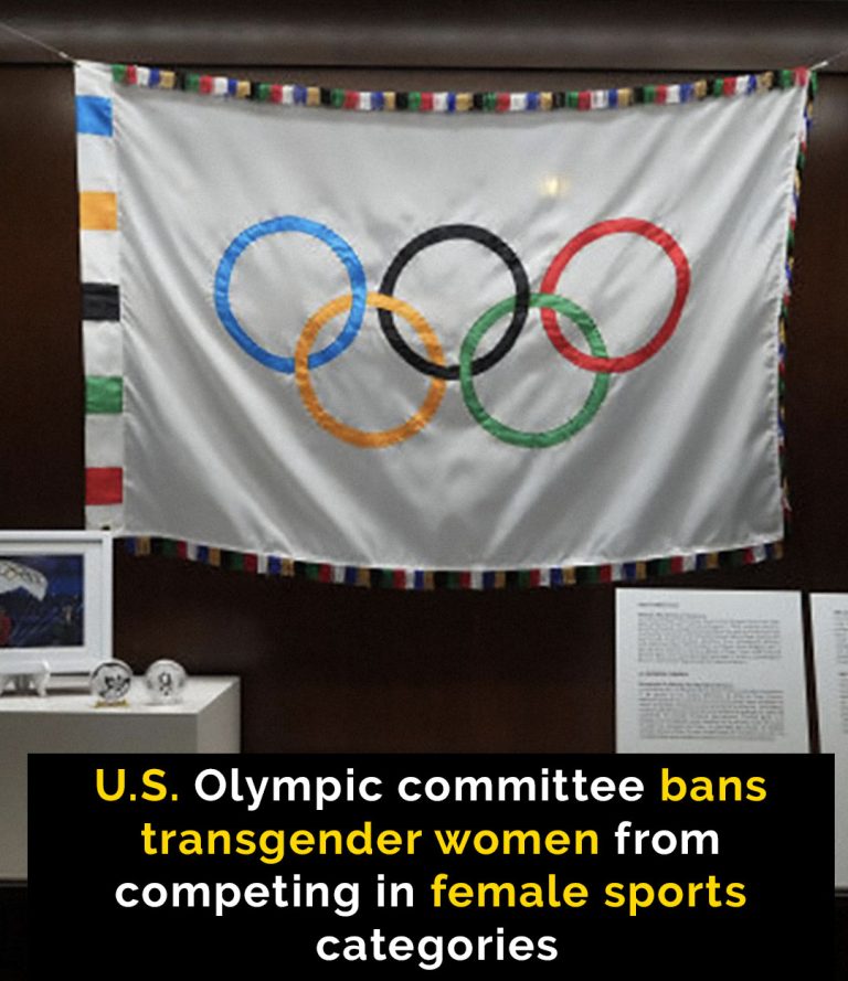 U.S. Olympic committee bans trans