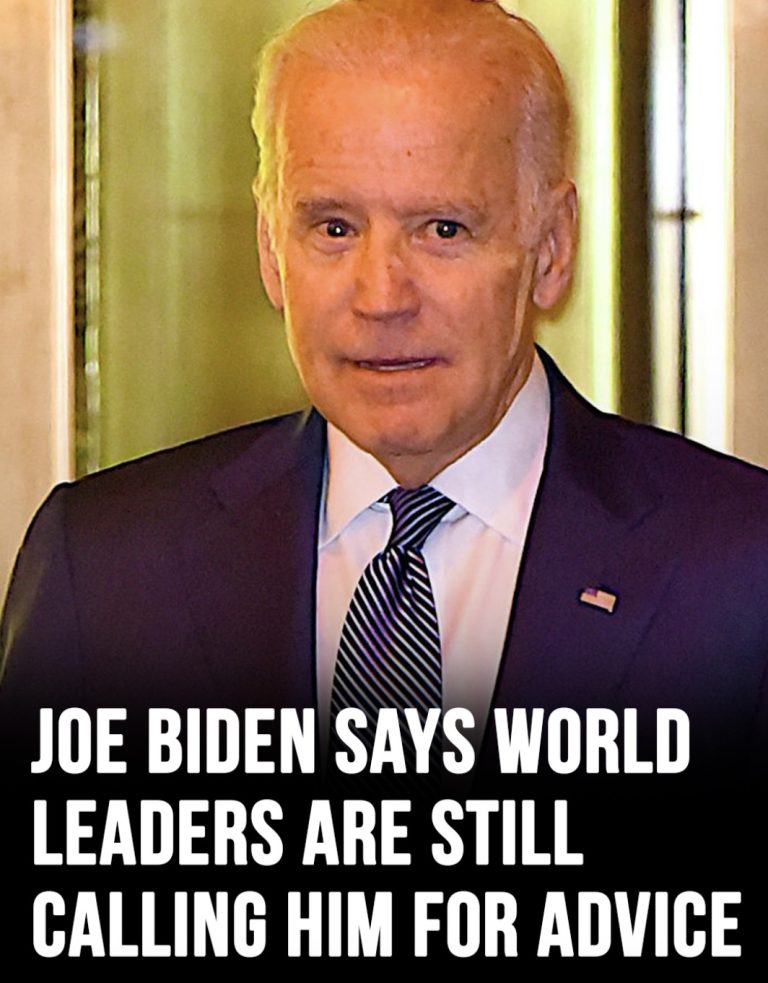 Joe Biden says world leaders still calling him