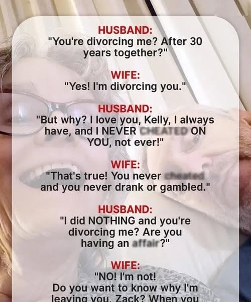 After 30 Years, She Chose Divorce, Yet He Did ‘Nothing’ Wrong