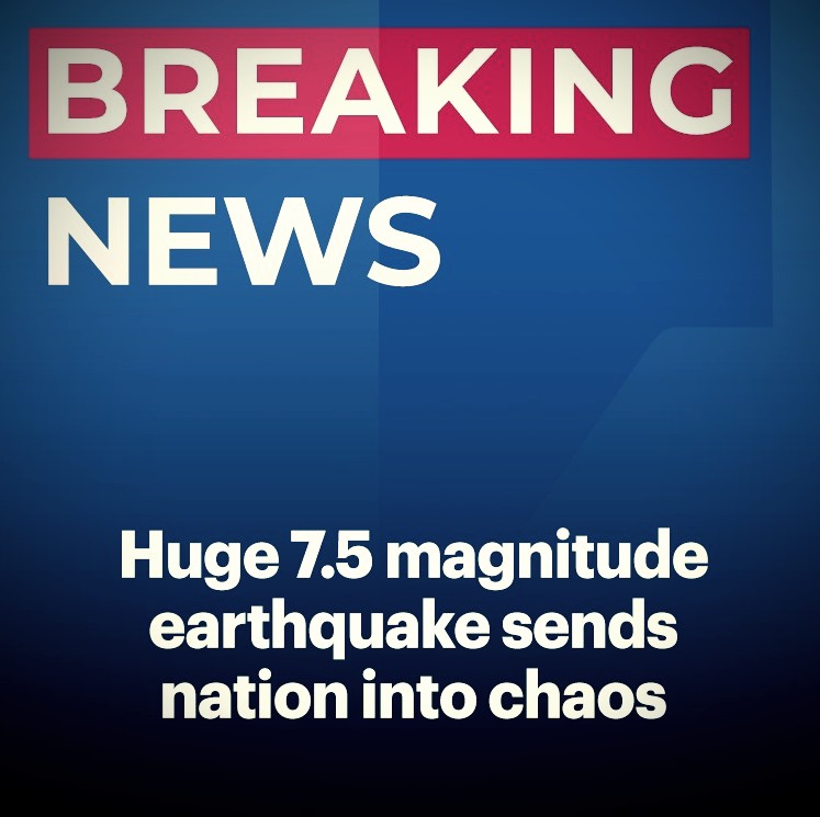 after 7.5 magnitude earthquake caused tsunami