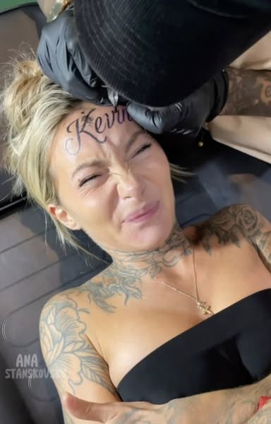 Woman defends decision to tattoo boyfriend’s name on