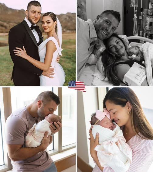 Tim Tebow and Miss Universe wife welcome baby