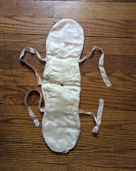 What is this padded satin item?