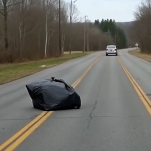 Strange Object Thrown From Car in Motion — What Was
