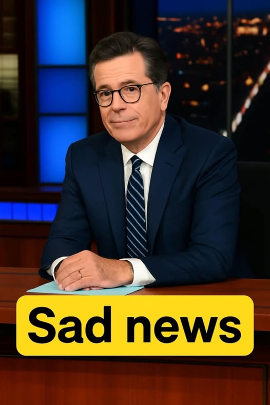 Heartbroken Stephen Colbert overcome with