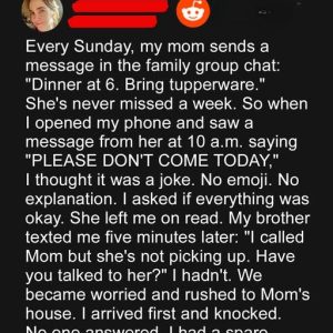 Mom Hosted Dinner Every Sunday Until One Week She