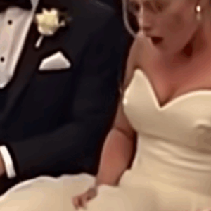 During the wedding, something stirred benea