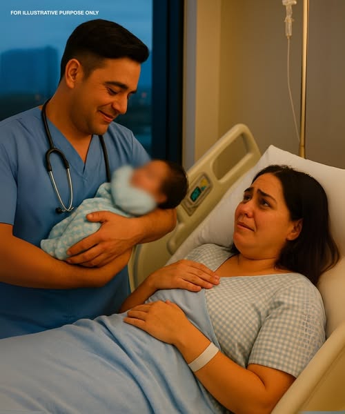 Assisting in his ex-girlfriend’s labor, the doctor went white a