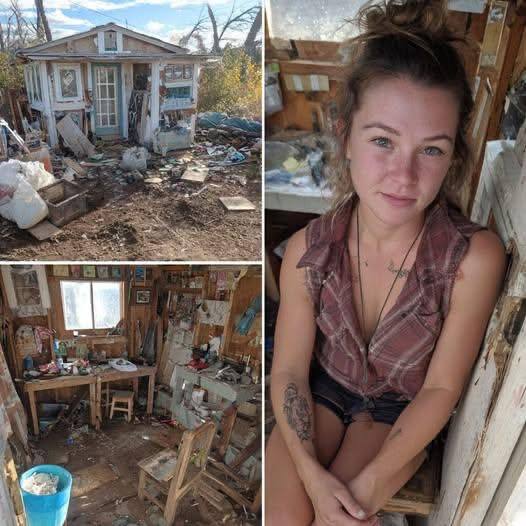 Recently divorced woman moves into 10’x11′ sh