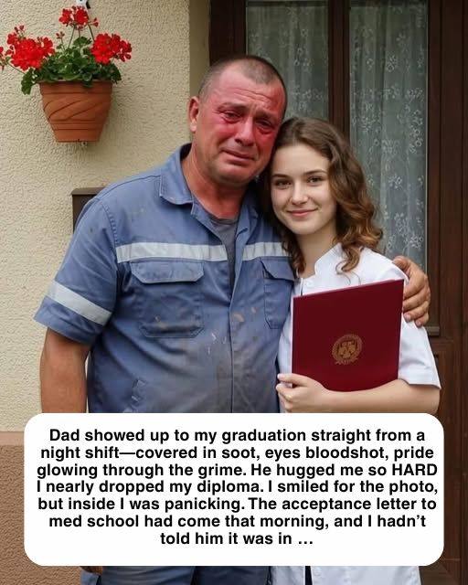 Dad Showed Up To My Graduation Straight From A Night