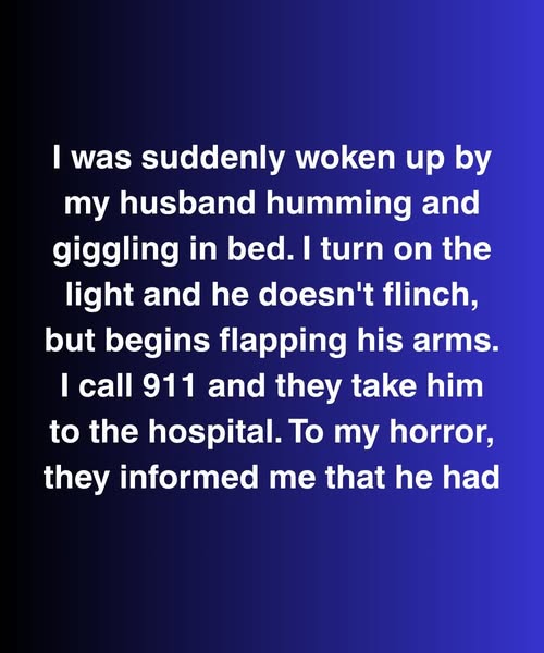 I Was Suddenly Woken Up By My Husband Laughing In His