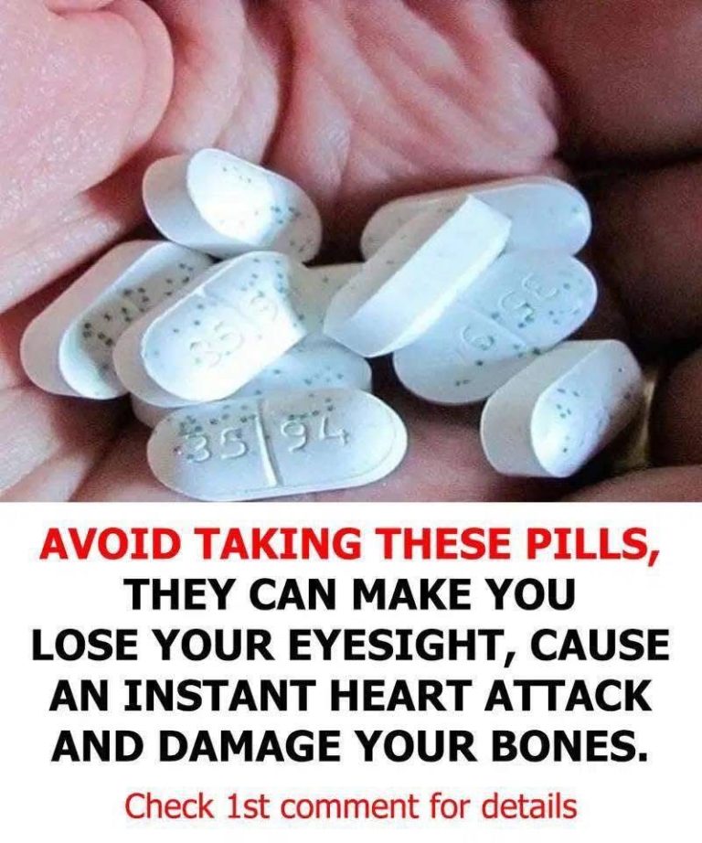 ALERT! THESE PILLS CAN CAUSE T