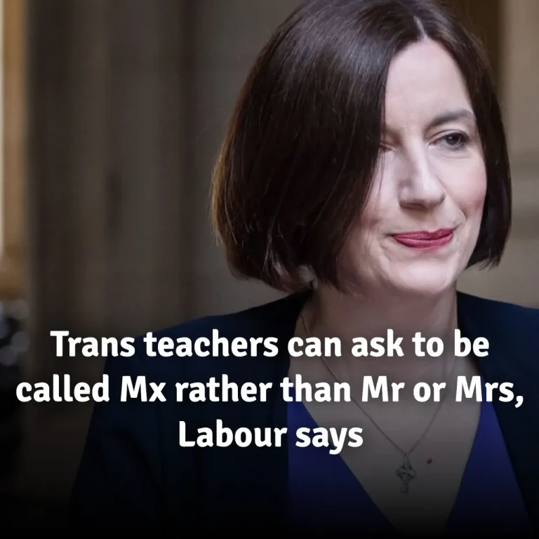 Trans teachers can ask to be called Mx rather than Mr or Mrs,