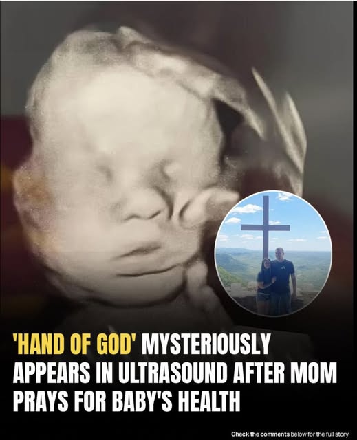 Mom spots ‘God’s hand’