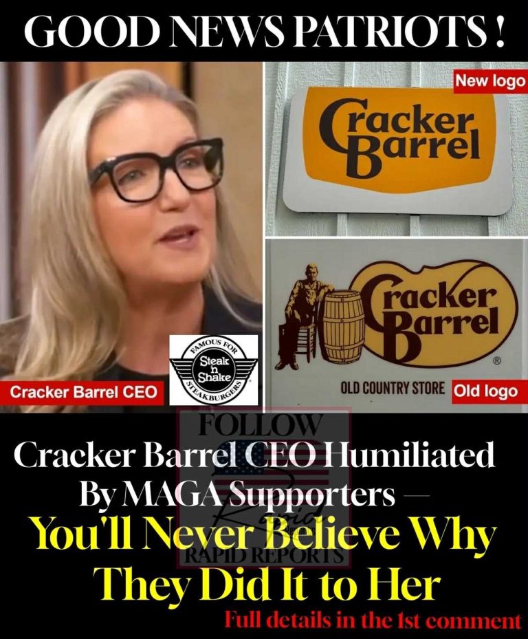 GOOD NEWS PATRIOTS ! Cracker Barrel CEO Humiliated