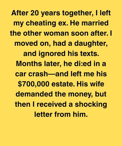 What My Ex-Husband’s Last Letter Revealed