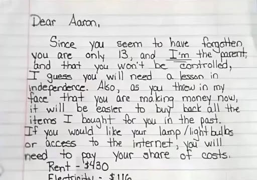 Mom Leaves a Note on Her “Disrespectful” Son’s Door—