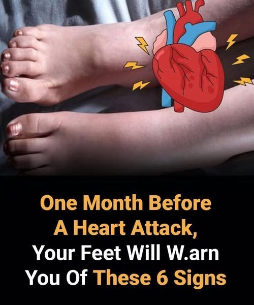 One Month Before A Heart Attack, Your Feet