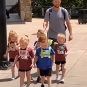 Dad Shamed Online for Using Leashes on His 5