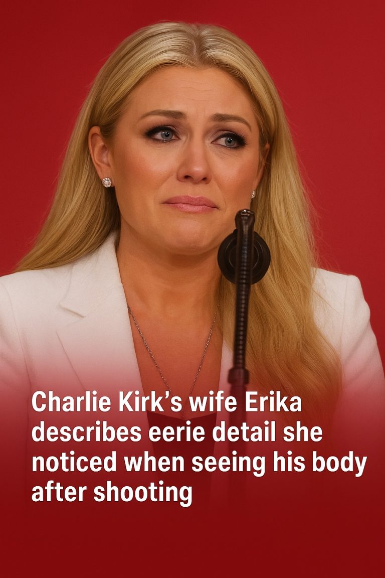 Charlie Kirk’s wife Erika describes eerie