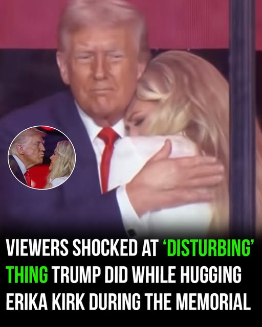 ‘Disturbing’ thing Trump did when hugging Erika