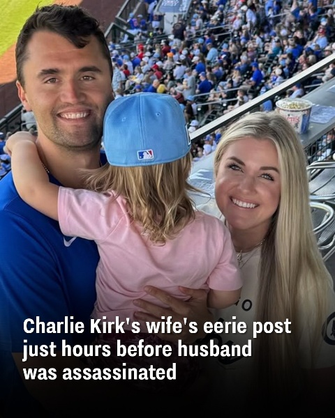 Charlie Kirk’s wife’s eerie post just