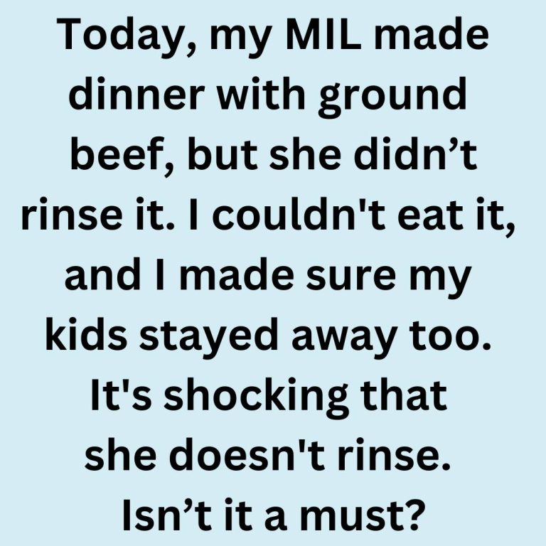 Is rinsing ground beef recommended?