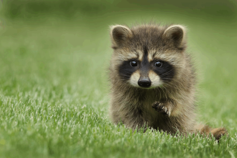 Baby Raccoon Found Alone On A