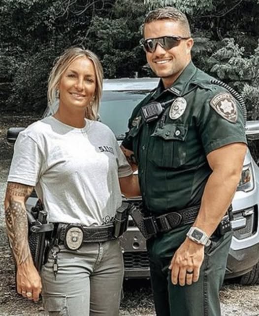 Deputy saved wife by pushing her out the way