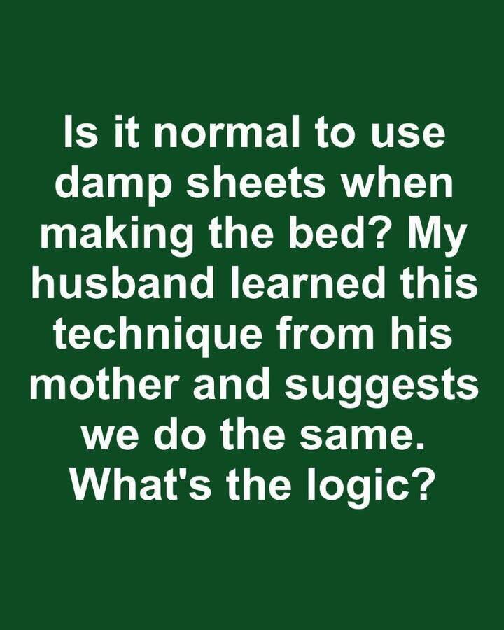 Why You Should Use Damp Sheets When Ma