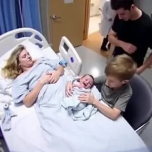 When his brother held him for the first
