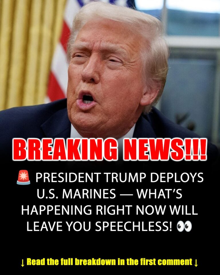 Trump Deploys U.S. Marin