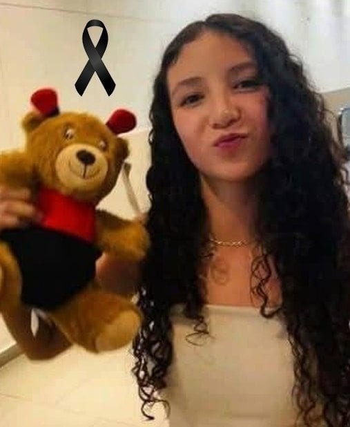 Sadness and pain: 14-year-old