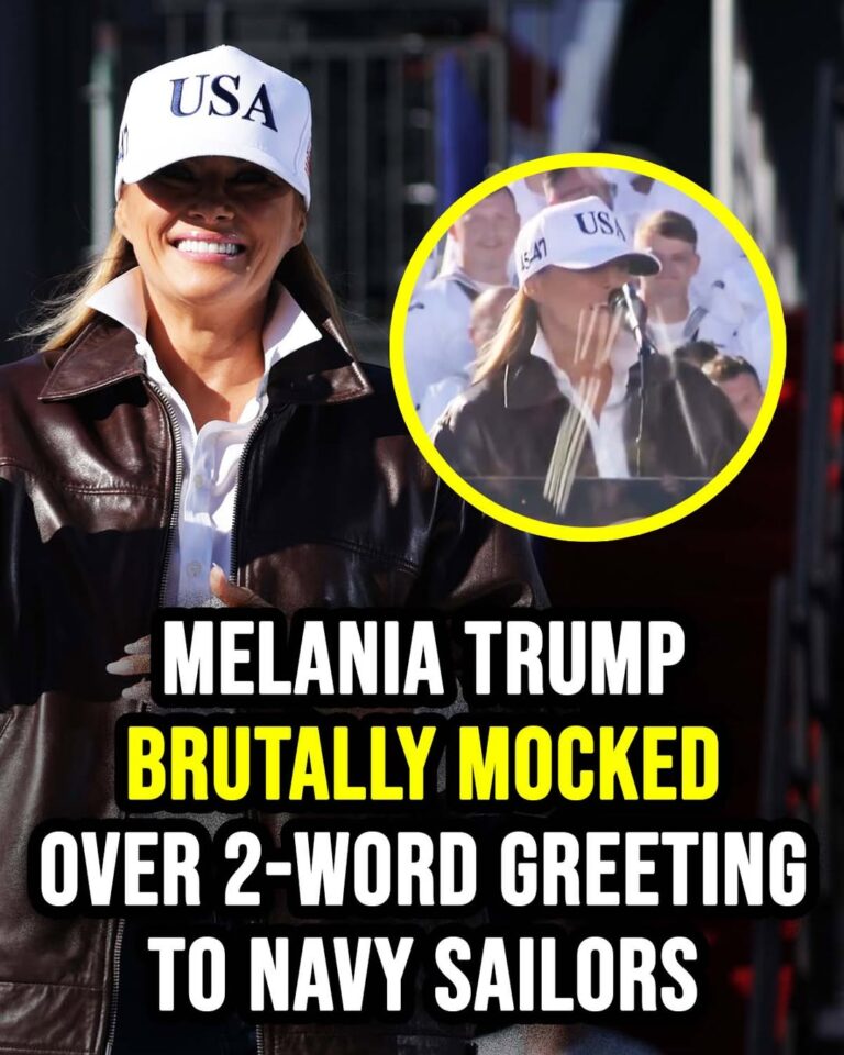 Melania Trump mocked over awkward 2-