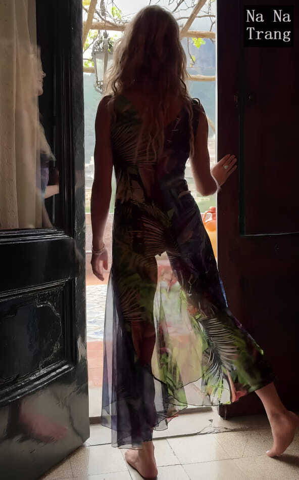 The separation between a woman’s legs me