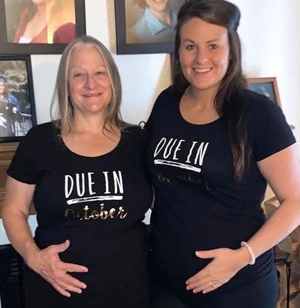 Mother and daughter get pregnan
