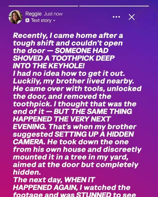 I Kept Coming Home to a Toothpick in th