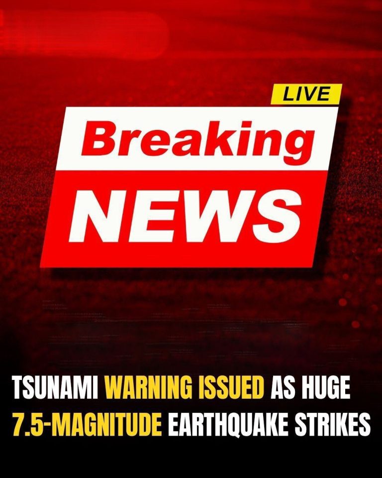 7.5 Quake Triggers Tsuna